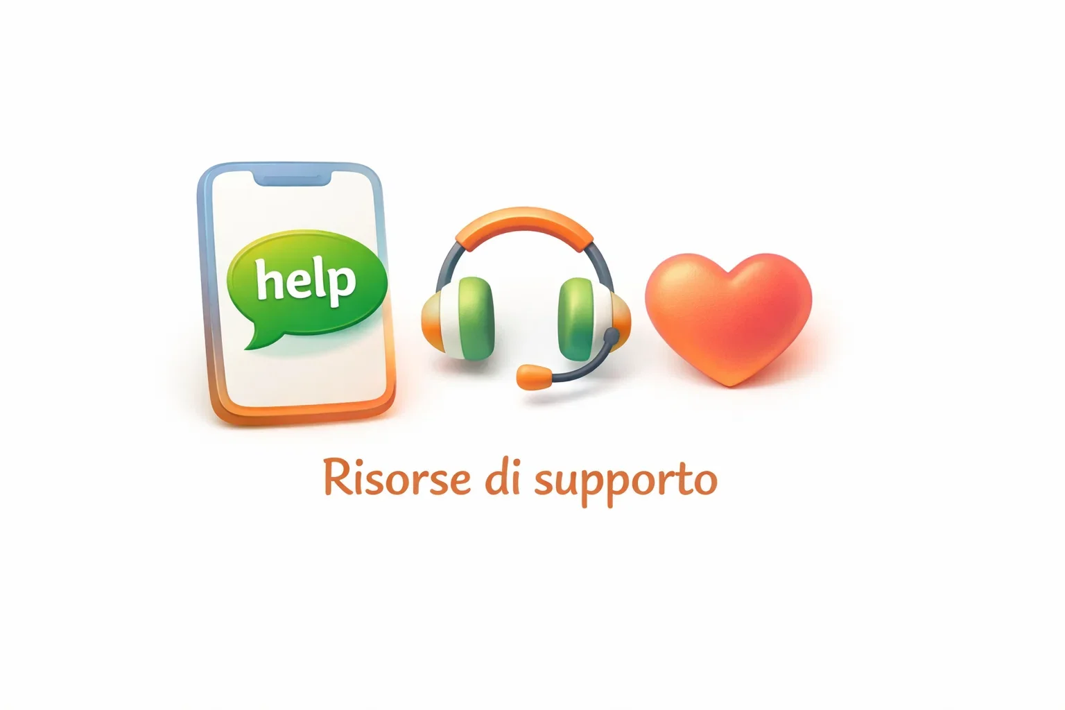 Icona telefono verde e supporto professionale
