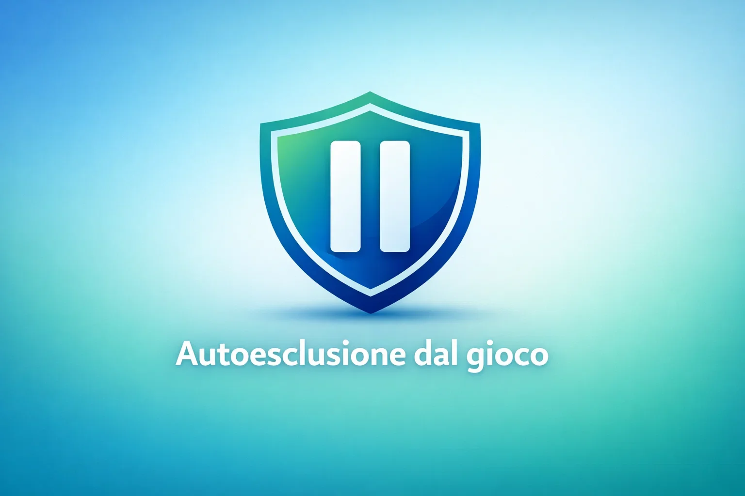 Simbolo di pausa e protezione per gioco responsabile