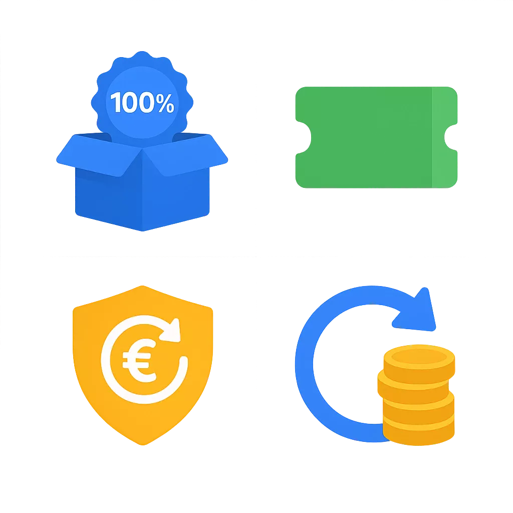 Tipologie di bonus scommesse - bonus benvenuto, senza deposito, cashback e ricarica per siti bookmaker italiani